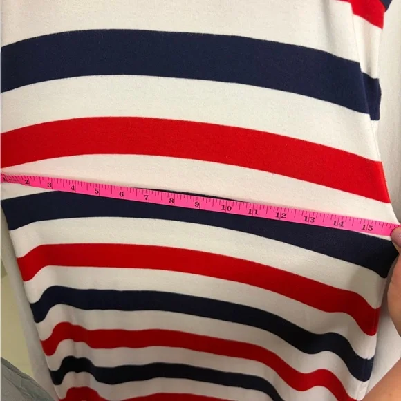 GAP Sleeveless Striped Dress - Red, Navy & White size small - Picture 7 of 8